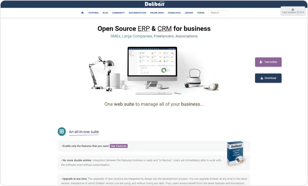 Dolibarr Dashboard