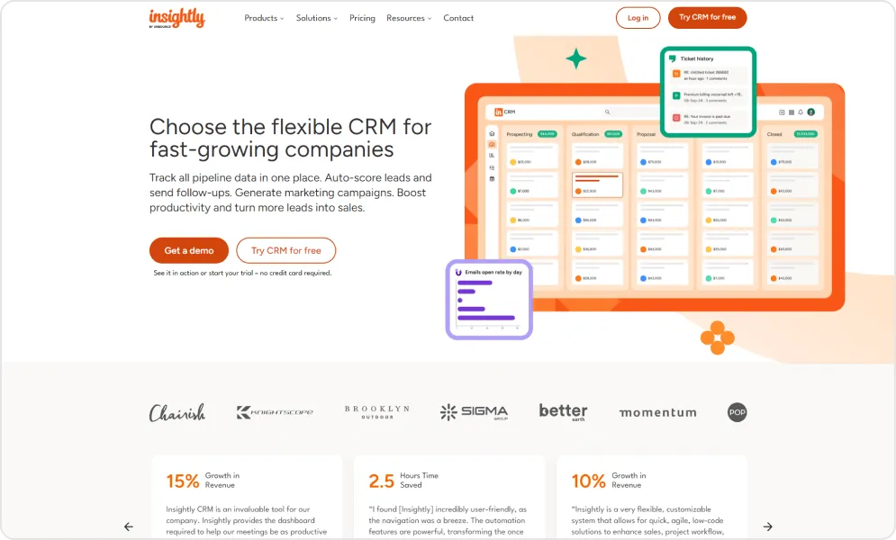 Insightly Dashboard