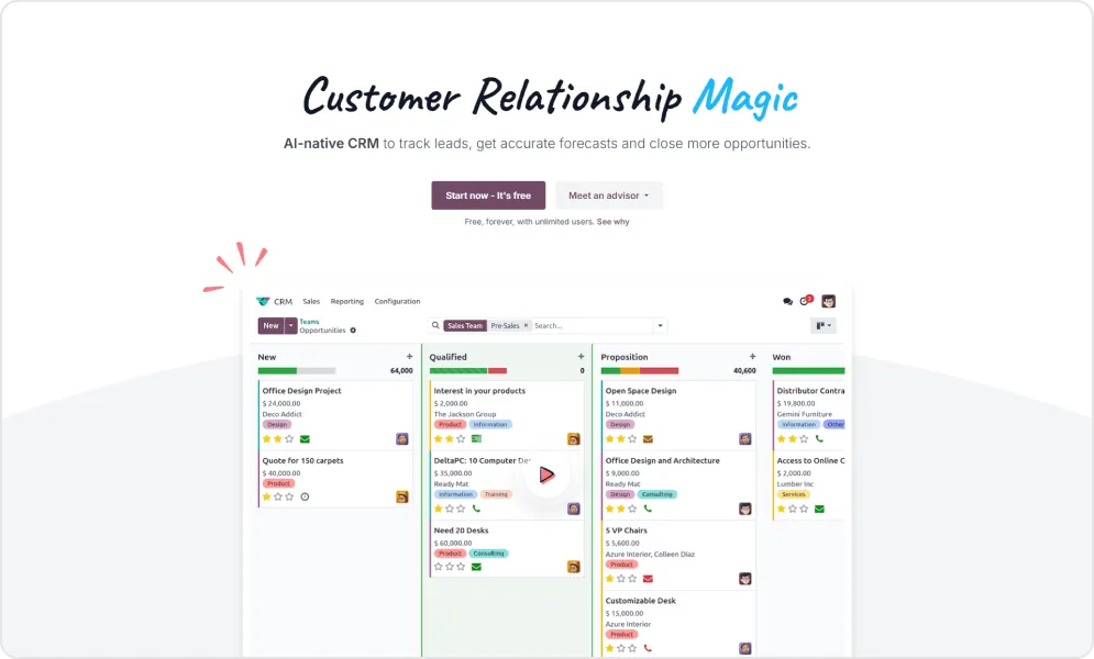 Odoo Dashboard