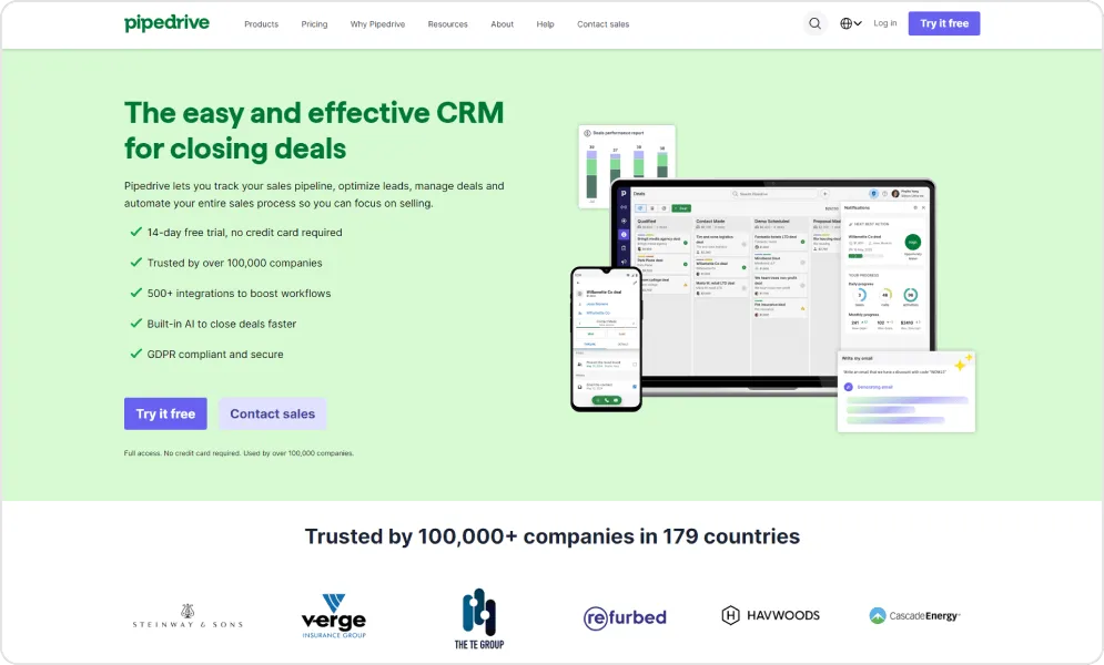 Pipedrive Dashboard