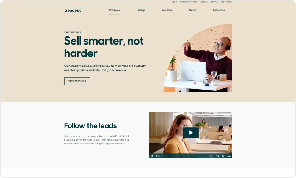 Zendesk Sell Dashboard