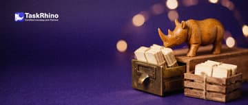 A small wooden rhino unloads neat bundles of index cards from a heavy brass cabinet drawer into small wooden crates tied with string.