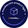 monday.com Product Light earned by Rakesh Patel, certified February 29, 2024