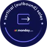 monday.com Vertical (Outbound) Sales Badge earned by Rakesh Patel, certified February 25, 2024