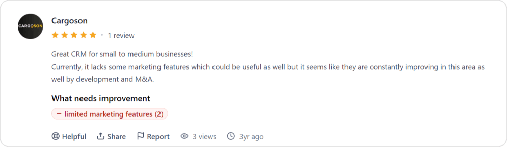 Pipedrive - User perspective
