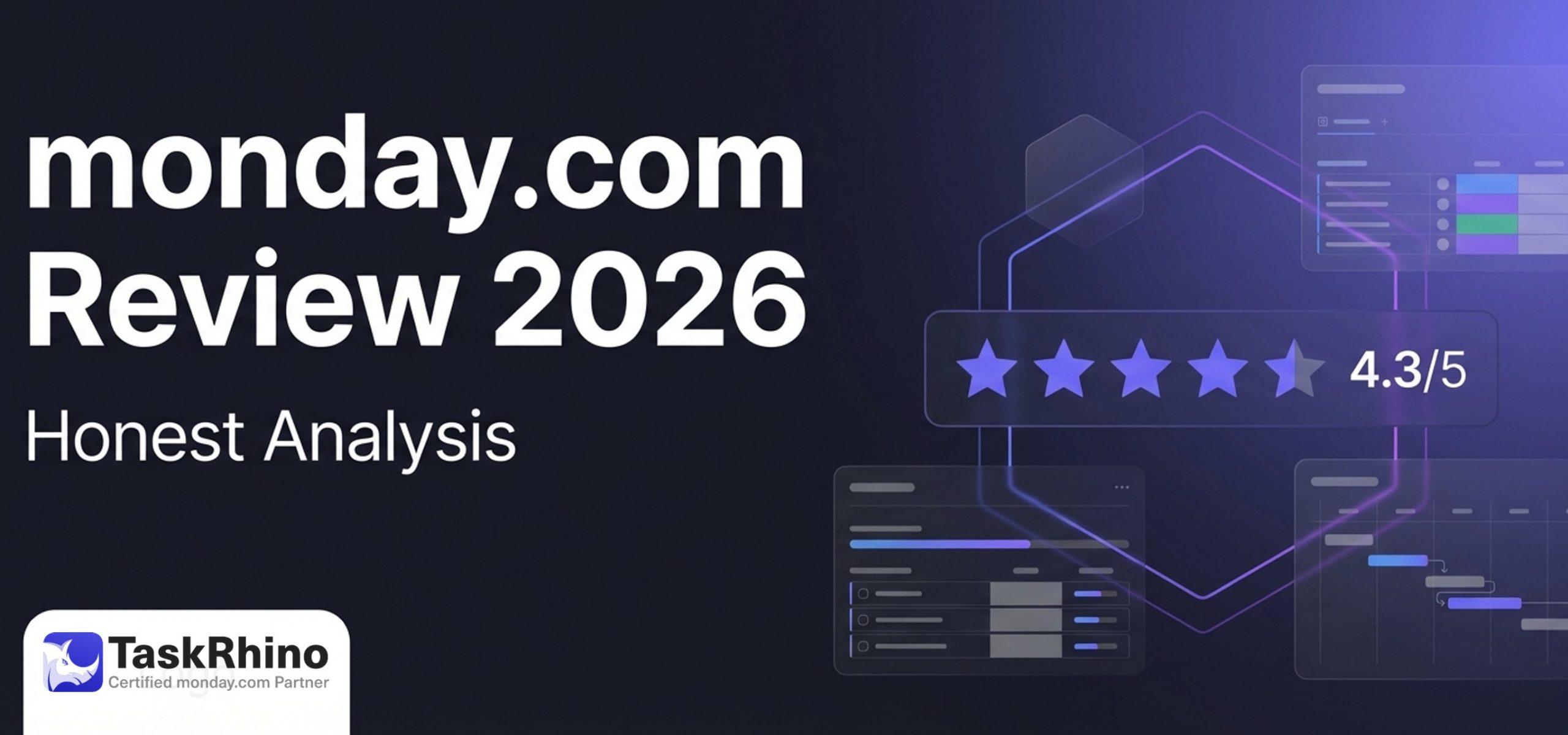monday.com Review 2026: Honest Analysis - TaskRhino