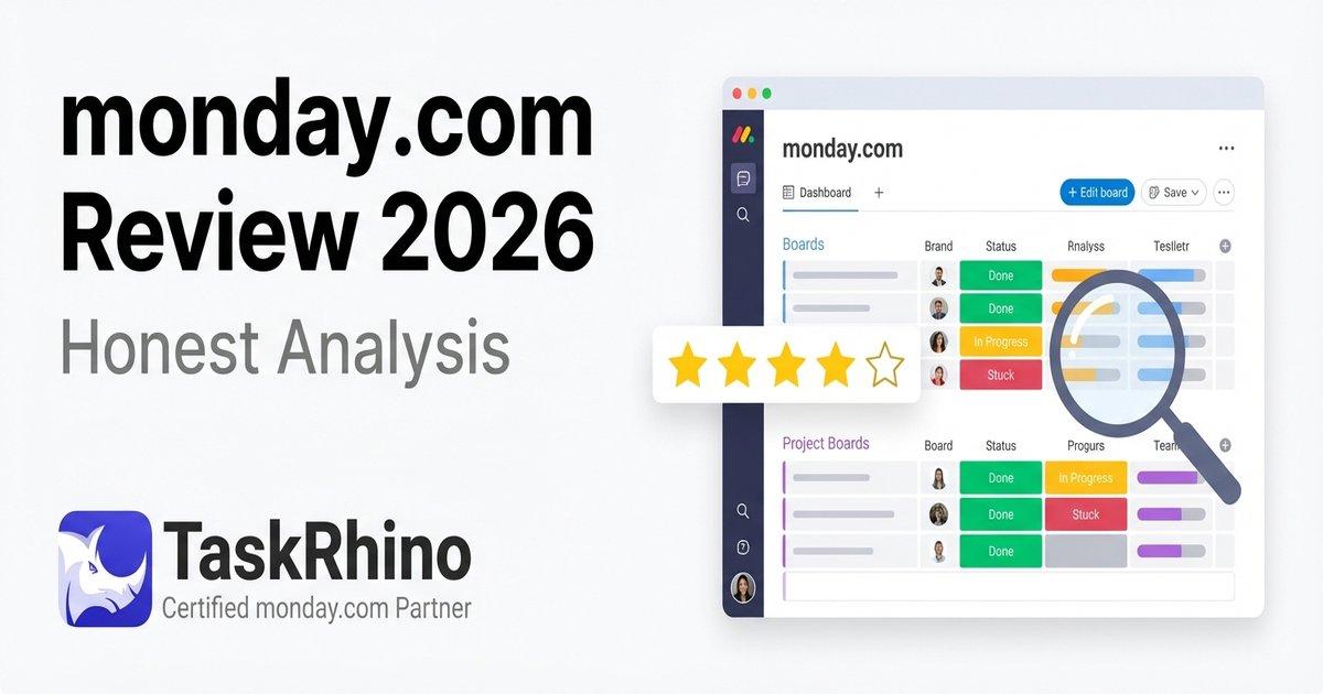 monday.com Review 2026 Honest Analysis Banner