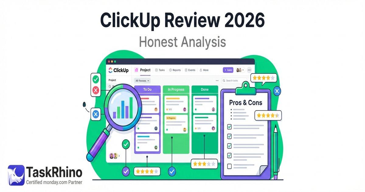 ClickUp Review 2026 Honest Analysis Banner