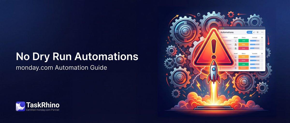 monday.com No Dry Run Automations Banner