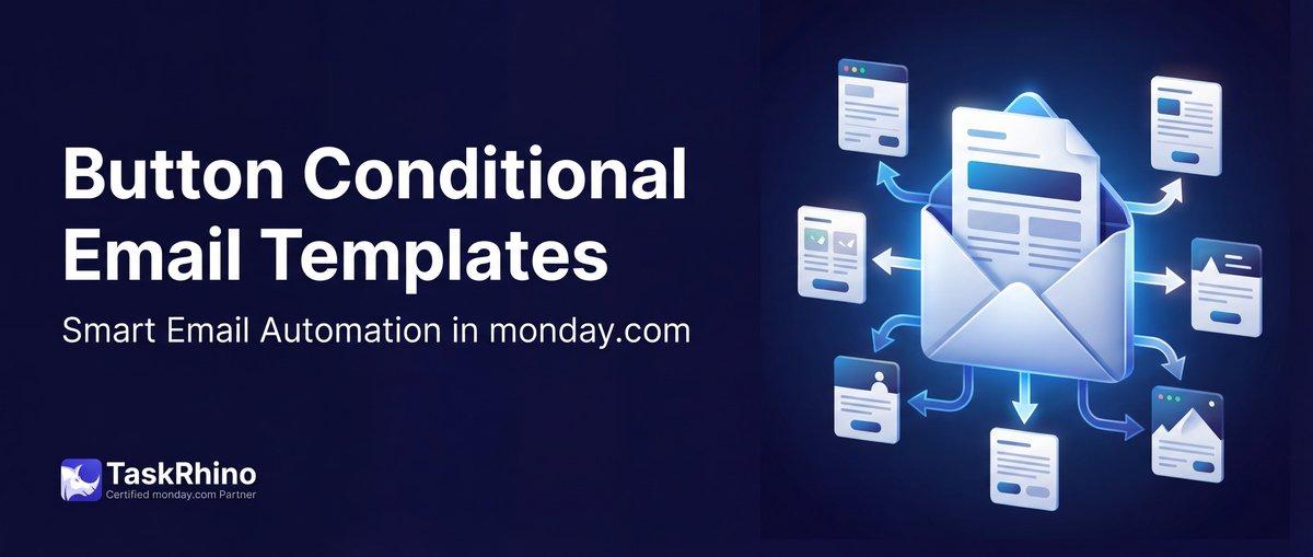 monday.com Button Click Conditional Email Template