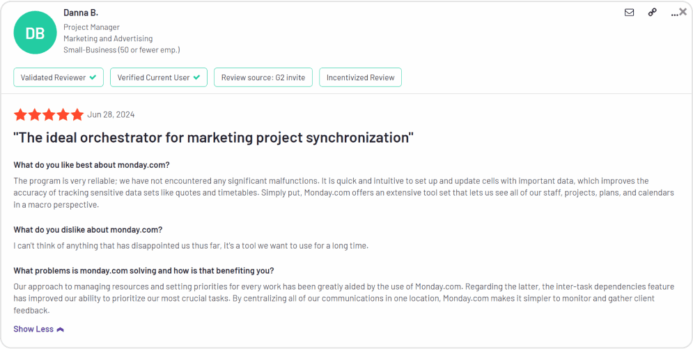 monday Best Project Management Software: